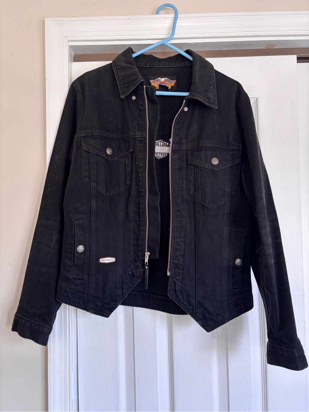 Vintage Harley Davidson Denim Jacket